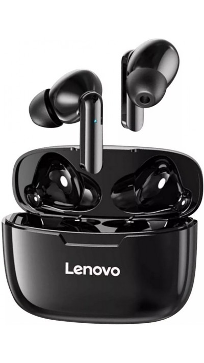 Ecouteurs Lenovo LivePods XT90 sans fil Bluetooth 5.0 wireless earbuds avec USB-C & HD Voice Call - Noir