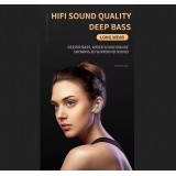 Écouteurs Pro 6 Bluetooth 5.0 Super Bass sans fil Earbuds design rond - Noir