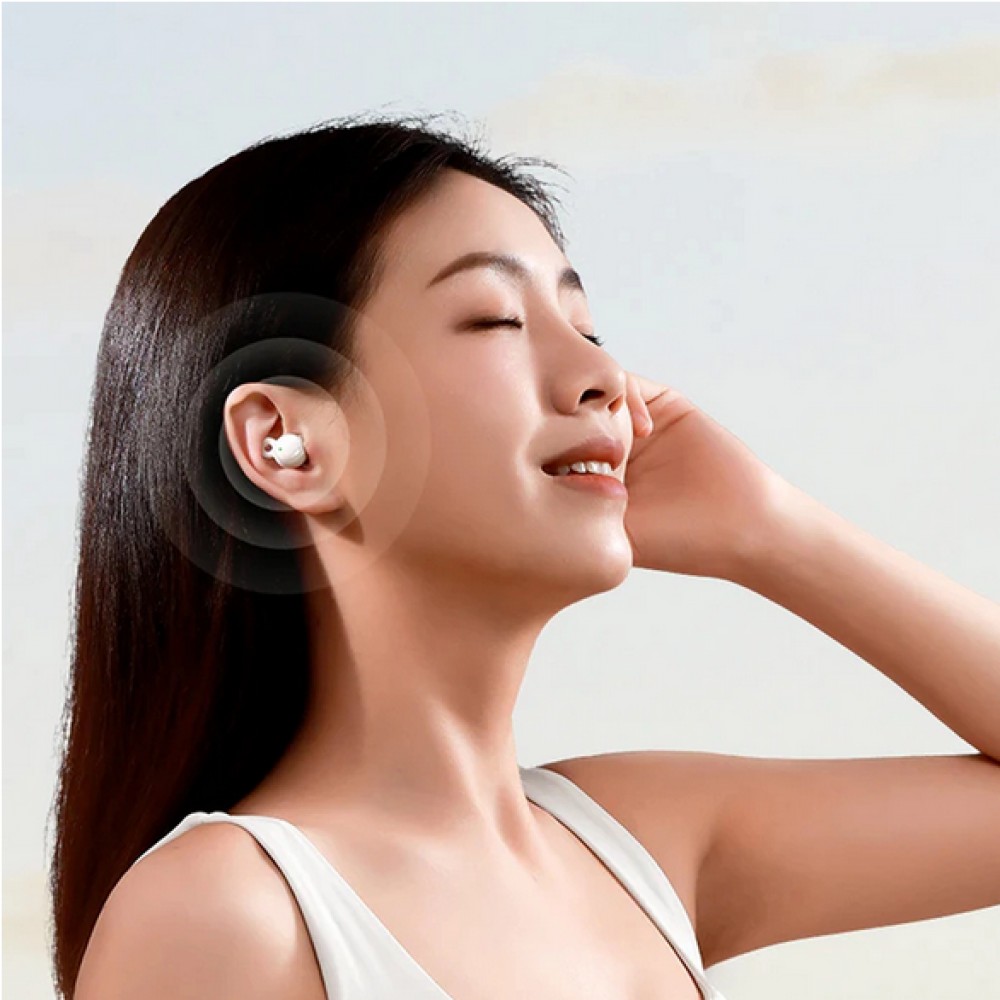 Joyroom JR-TS3 TWS Bluetooth 5.3 Kopfhörer Ergonomisch und bequem zum Schlafen - Weiss