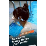 Bluetooth 5.4 Wasserdichte kabellose Knochenleitungs-Kopfhörer für Sport und Schwimmen mit 32 GB integrierter Musik-Speicher - Schwarz