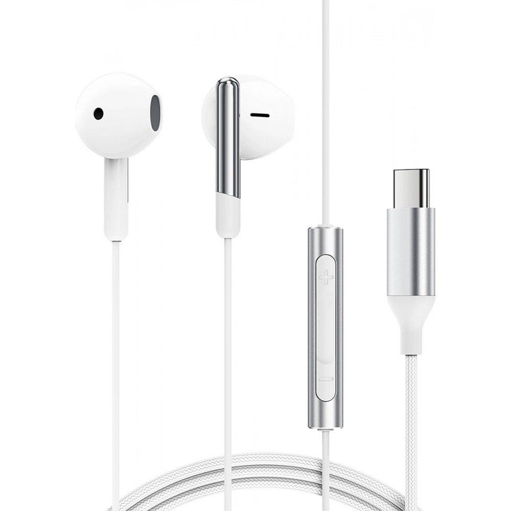 Acefast L3 USB-C Kopfhörer mit Mikrofon - Weiss