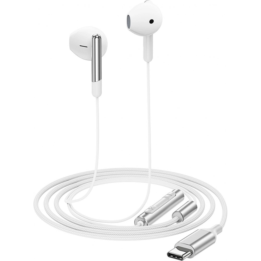Acefast L3 USB-C Kopfhörer mit Mikrofon - Weiss