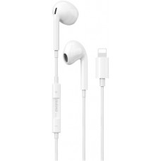 Ecouteurs in-ear avec connexion Lightning iPhone (iPhone 14 et plus ancien) Dudao - Blanc