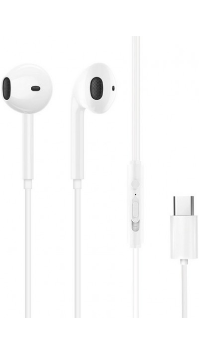 Ecouteurs in-ear avec connexion USB-C Android (pas compatible iPhone) Dudao - Blanc
