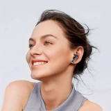 Bluetooth 5.3 In-Ear kabellose Kopfhörer - Ladeetui mit digitaler Batterie Anzeige, USB Type C - Weiss