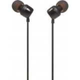 Écouteurs intra-auriculaires JBL Tune 110 avec mini jack 3.5mm et télécommande - Noir