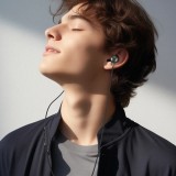 Acefast L5 USB-C In-Ear Kopfhörer 1,2m mit Silikon-Ohrstöpseln - Schwarz
