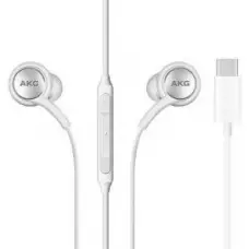Ecouteurs officiels Samsung/AKG type-C avec fil - Blanc
