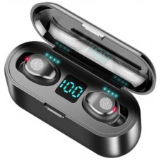 Ecouteurs Bluetooth sans fil TWS F9 - incl. micro, Touch control, étui de charge avec affichage LED