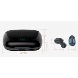 Ecouteurs sans fil TWS T11 Bluetooth 5.0 avec contrôle tactile, boîtier de chargement, affichage LED