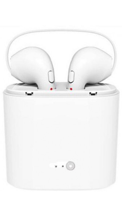 Ecouteurs sans fil i7S TWS Bluetooth 4.2 - avec étui de rangement et de chargement - Blanc