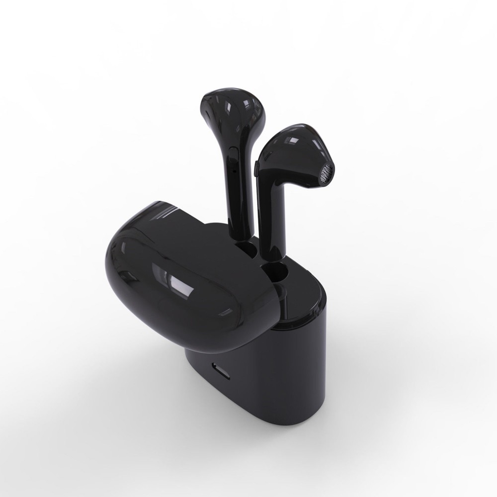 Ecouteurs sans fil i7S TWS Bluetooth 4.2 - avec étui de rangement et de chargement - Noir