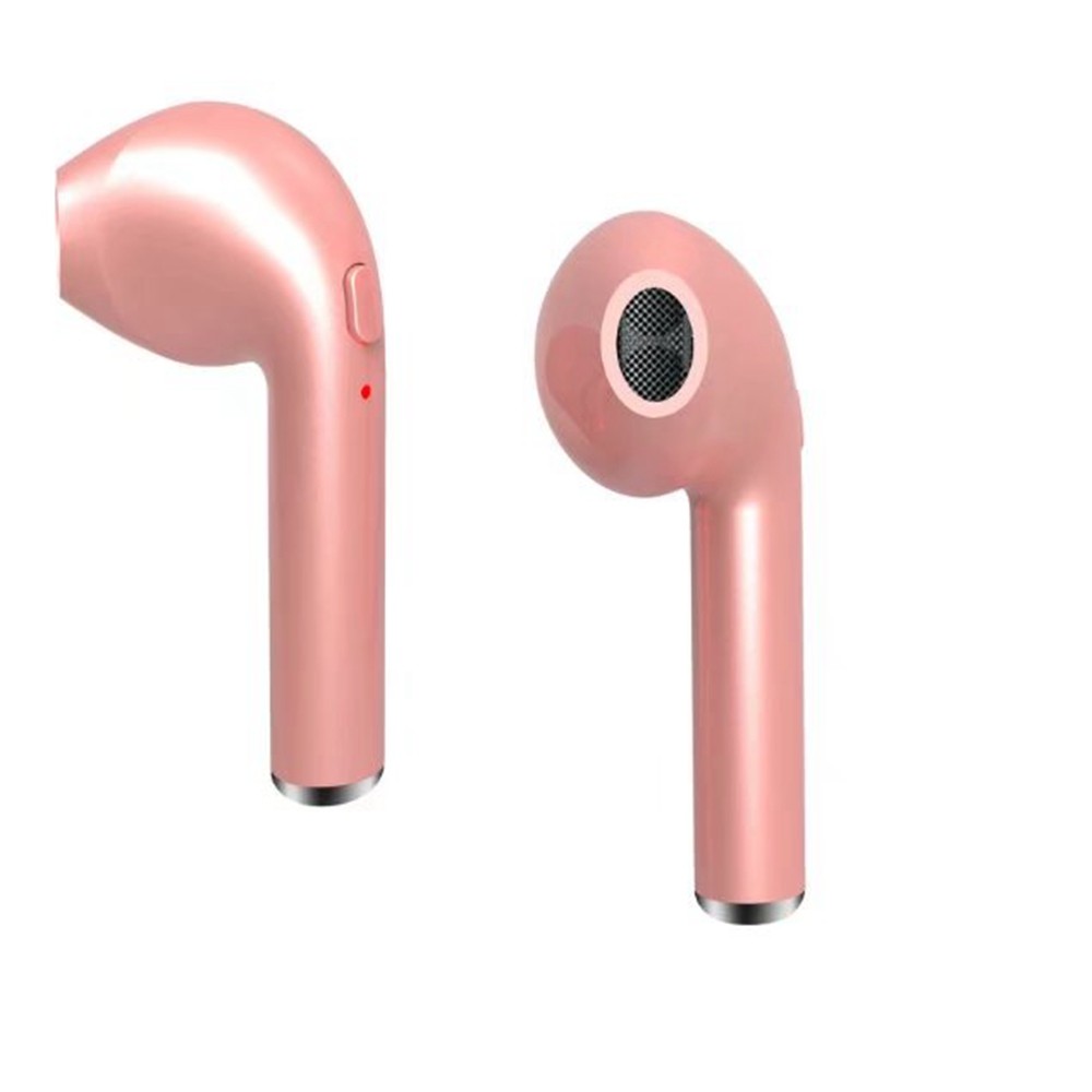 Ecouteurs sans fil i7S TWS Bluetooth 4.2 - avec étui de rangement et de chargement - Or rose