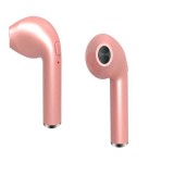 Ecouteurs sans fil i7S TWS Bluetooth 4.2 - avec étui de rangement et de chargement - Or rose