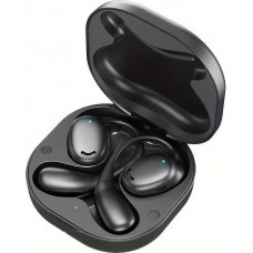 Kopfhörer Sport M56 TWS OpenEar mit Ohrhaken mit Mikrofon Bluetooth wireless mit Ladeetui USB-C - Schwarz