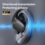 Ecouteurs sport M56 TWS OpenEar à conduction osseuse Bluetooth sans fil avec étui de charge USB-C - Noir