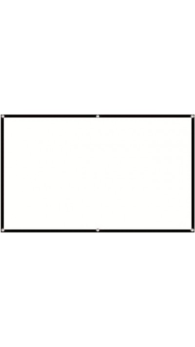 Écran de projection en tissu 100" Outdoor/Home Cinema surface d'image pour vidéoprojecteur