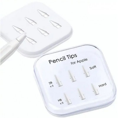 Embouts de remplacement Apple Pencil 1ère & 2ème génération (6 pièces) - Blanc - Apple Pencil