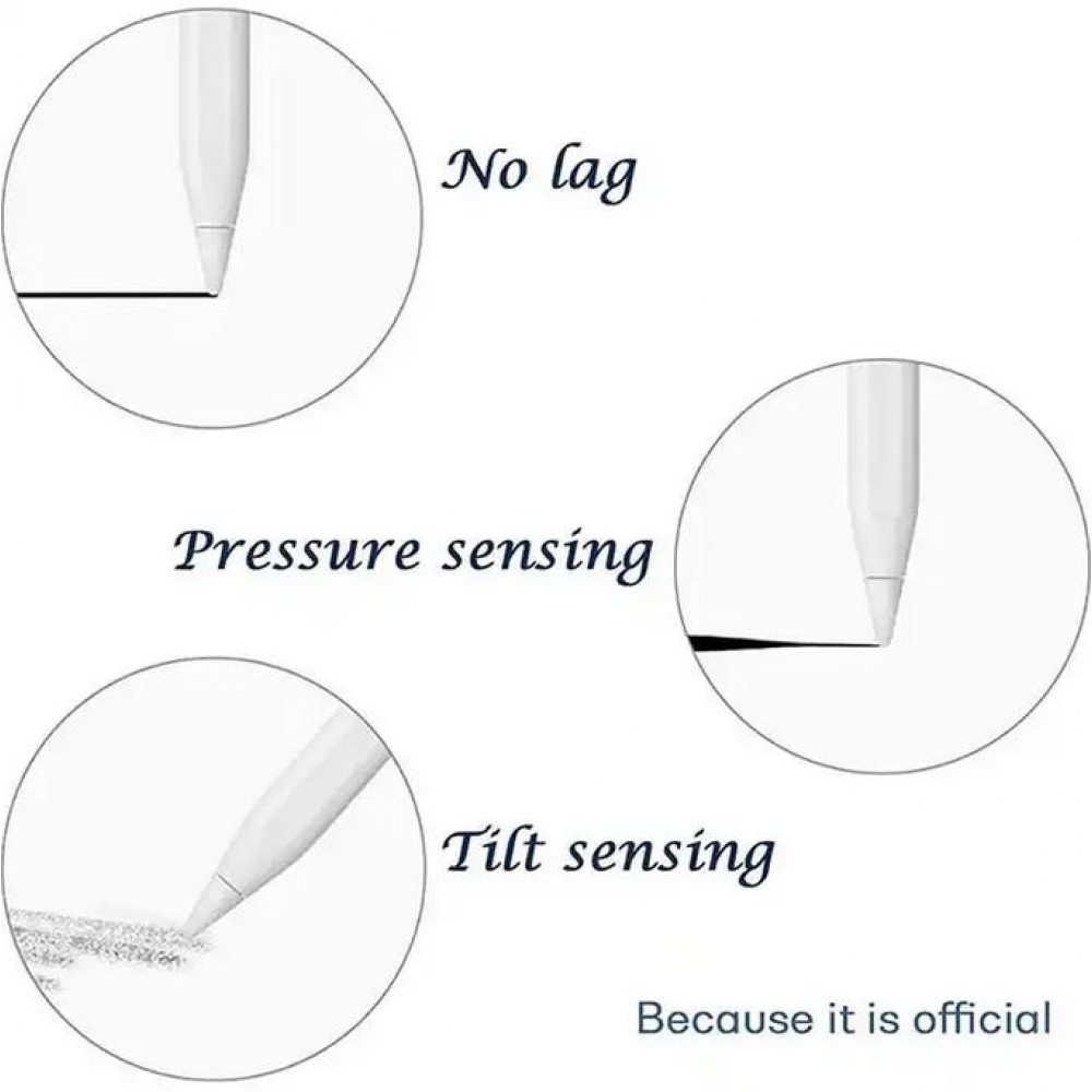 Embouts de remplacement Apple Pencil 1ère & 2ème génération (6 pièces) - Blanc - Apple Pencil