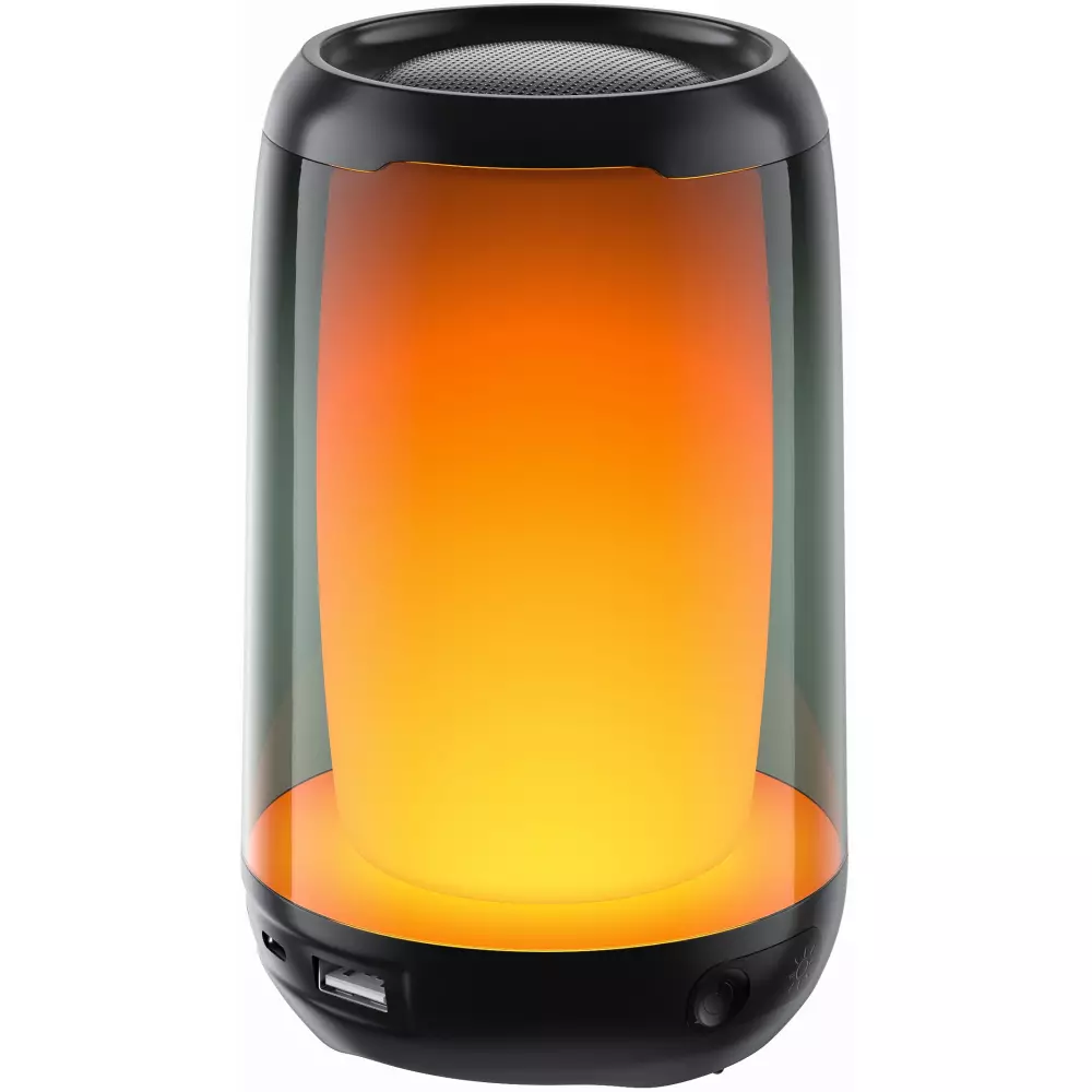 Bluetooth 5.3 Lautsprecher QERE HF22 5W 3D Surround Sound LED Licht IPX5 & USB-C - Schwarz