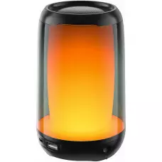 Bluetooth 5.3 Lautsprecher QERE HF22 5W 3D Surround Sound LED Licht IPX5 & USB-C - Schwarz