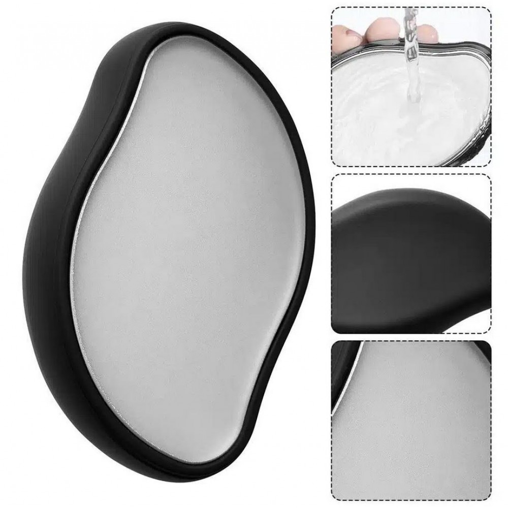 Épilateur nano verre de cristal sans douleur pour femmes & hommes - Noir
