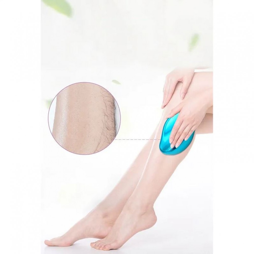 Épilateur nano verre de cristal sans douleur pour femmes & hommes - Noir
