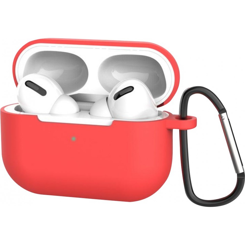 Etui AirPods 3 - Silicone avec mousqueton - Rouge