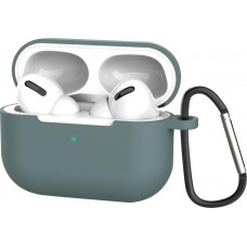 AirPods Pro - Silikonhülle mit Karabiner - Dunkelgrün