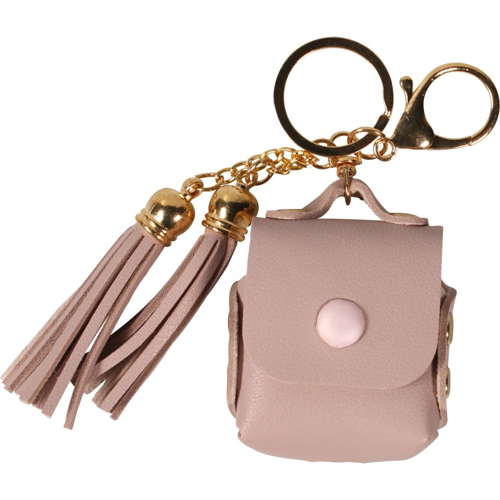 Etui cuir AirPods 1 2 Franges Mini sac main avec Porte