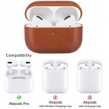 Etui cuir AirPods Pro - Brun