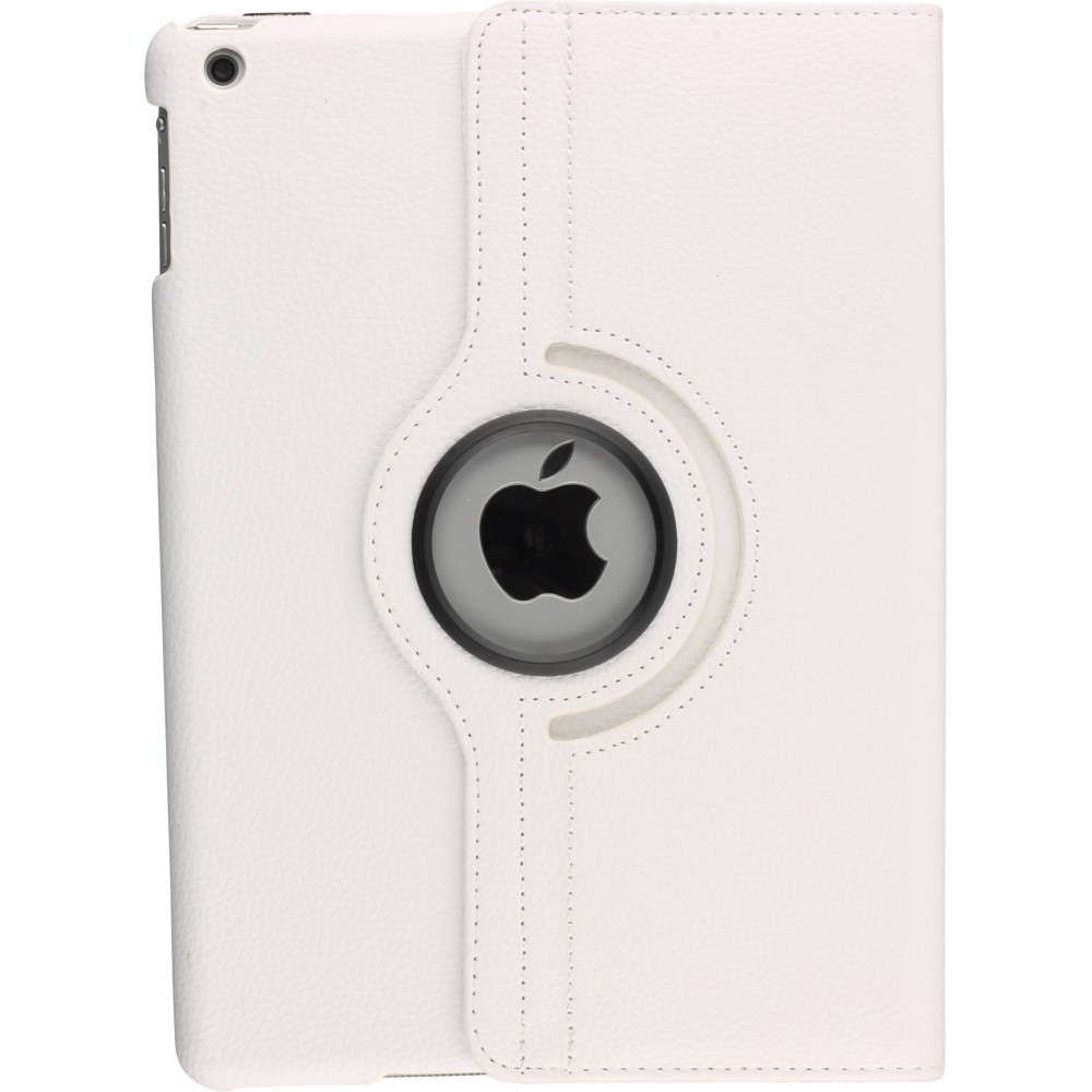 Etui cuir iPad Air 10.9" (5e gén/2022, 4e gén/2020) - Premium Flip 360 - Blanc