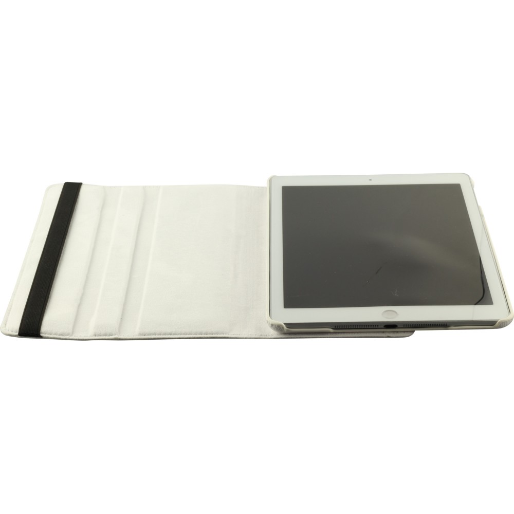 Etui cuir iPad Air 10.9" (5e gén/2022, 4e gén/2020) - Premium Flip 360 - Blanc