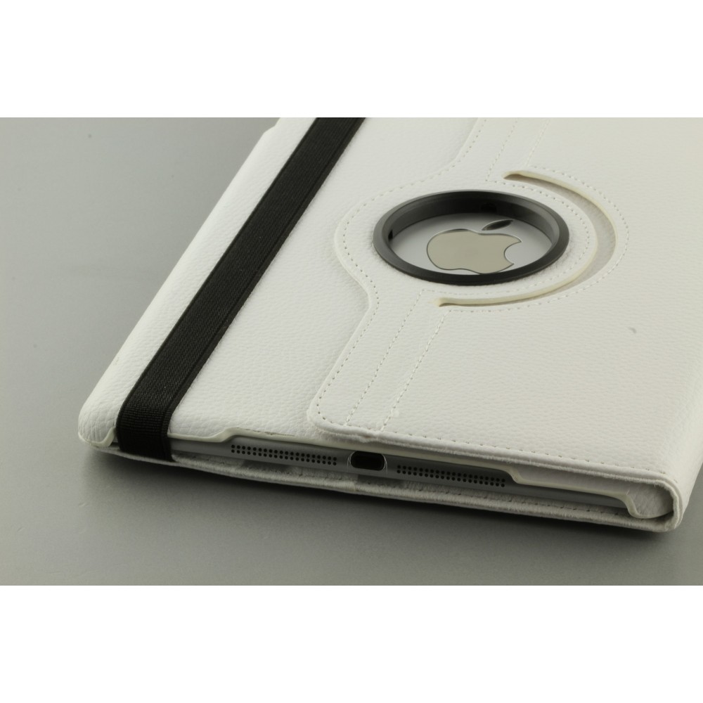 Etui cuir iPad 10.9" (10e gén/2022) - Premium Flip 360 - Blanc