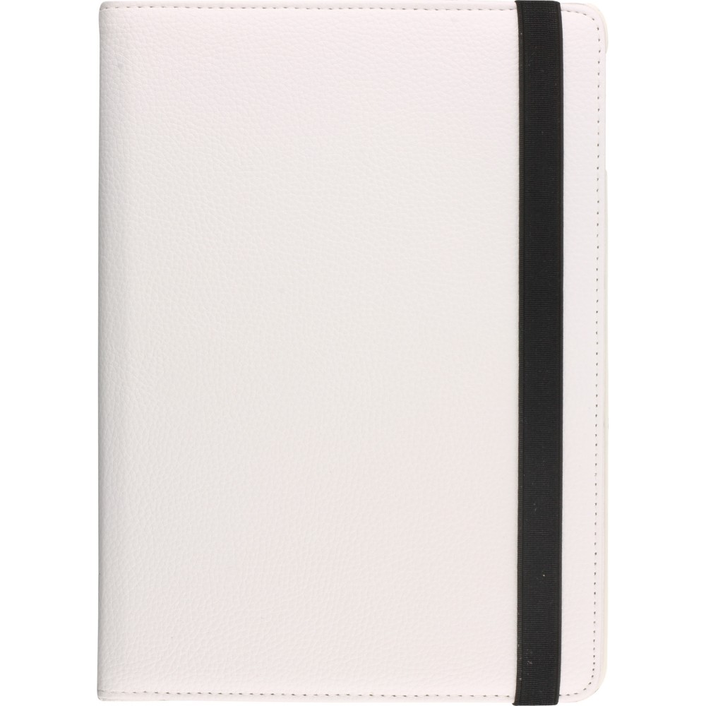 Etui cuir iPad 10.2" (9e gén/2021, 8e gén/2020, 7e gén/2019) / iPad Air 10.5" (3e gén/2019) / iPad Pro 10.5" (3e gén/2017) - Premium Flip 360 - Blanc