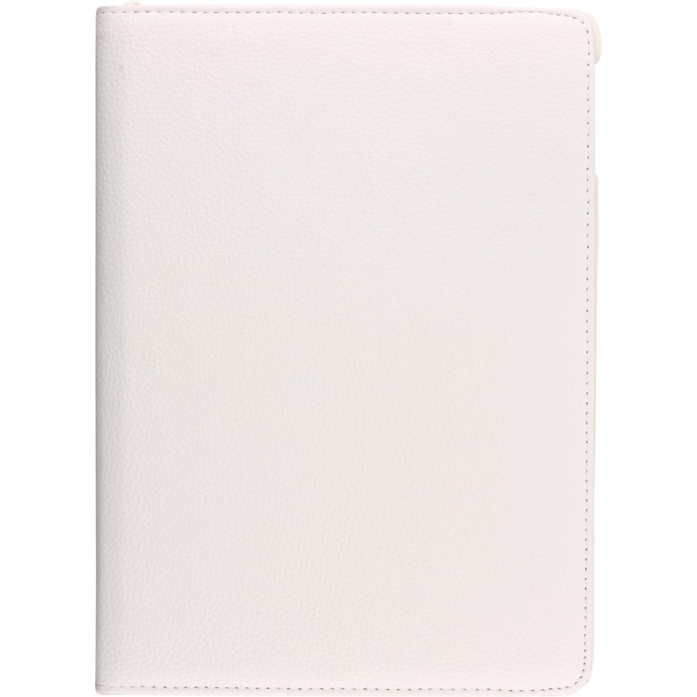 Etui cuir iPad Pro 12.9" (6e gén/2022, 5e gén/2021, 4e gén/2020, 3e gén/2018) - Premium Flip 360 - Blanc
