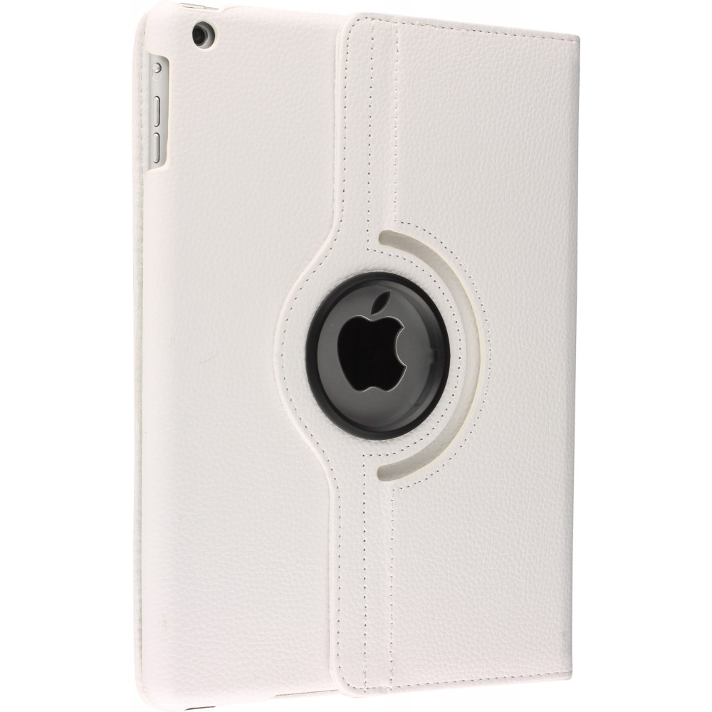 Etui cuir iPad Air 10.9" (5e gén/2022, 4e gén/2020) - Premium Flip 360 - Blanc
