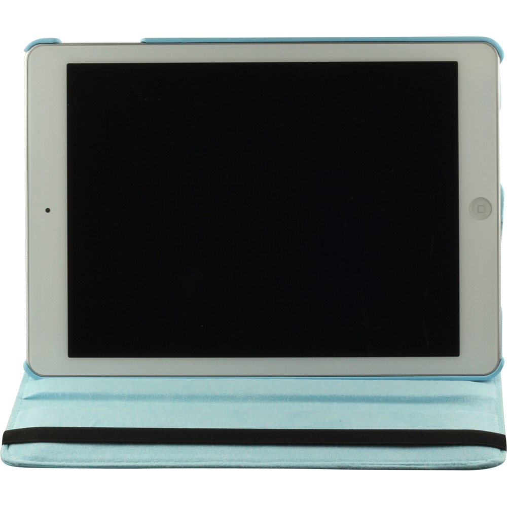 Etui cuir iPad 10.2" (9e gén/2021, 8e gén/2020, 7e gén/2019) / iPad Air 10.5" (3e gén/2019) / iPad Pro 10.5" (3e gén/2017) - Premium Flip 360 - Bleu clair