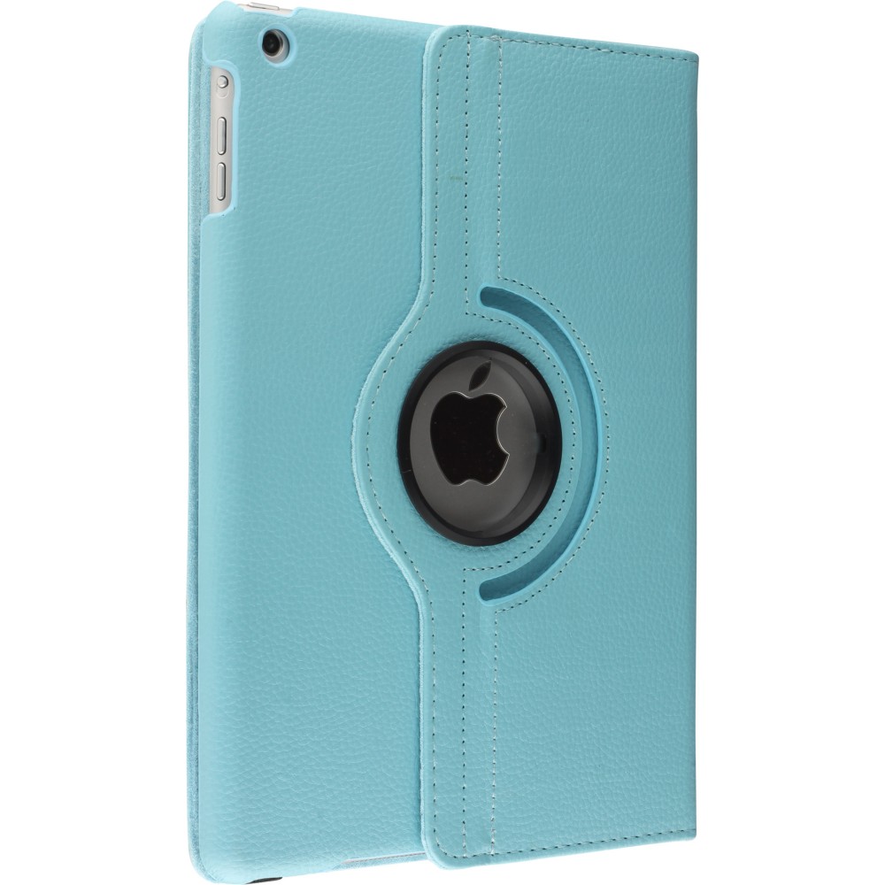 Etui cuir iPad 10.2" (9e gén/2021, 8e gén/2020, 7e gén/2019) / iPad Air 10.5" (3e gén/2019) / iPad Pro 10.5" (3e gén/2017) - Premium Flip 360 - Bleu clair