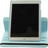 Etui cuir iPad Air 10.9" (5e gén/2022, 4e gén/2020) - Premium Flip 360 - Bleu clair