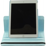 Etui cuir iPad 10.9" (10e gén/2022) - Premium Flip 360 - Bleu clair