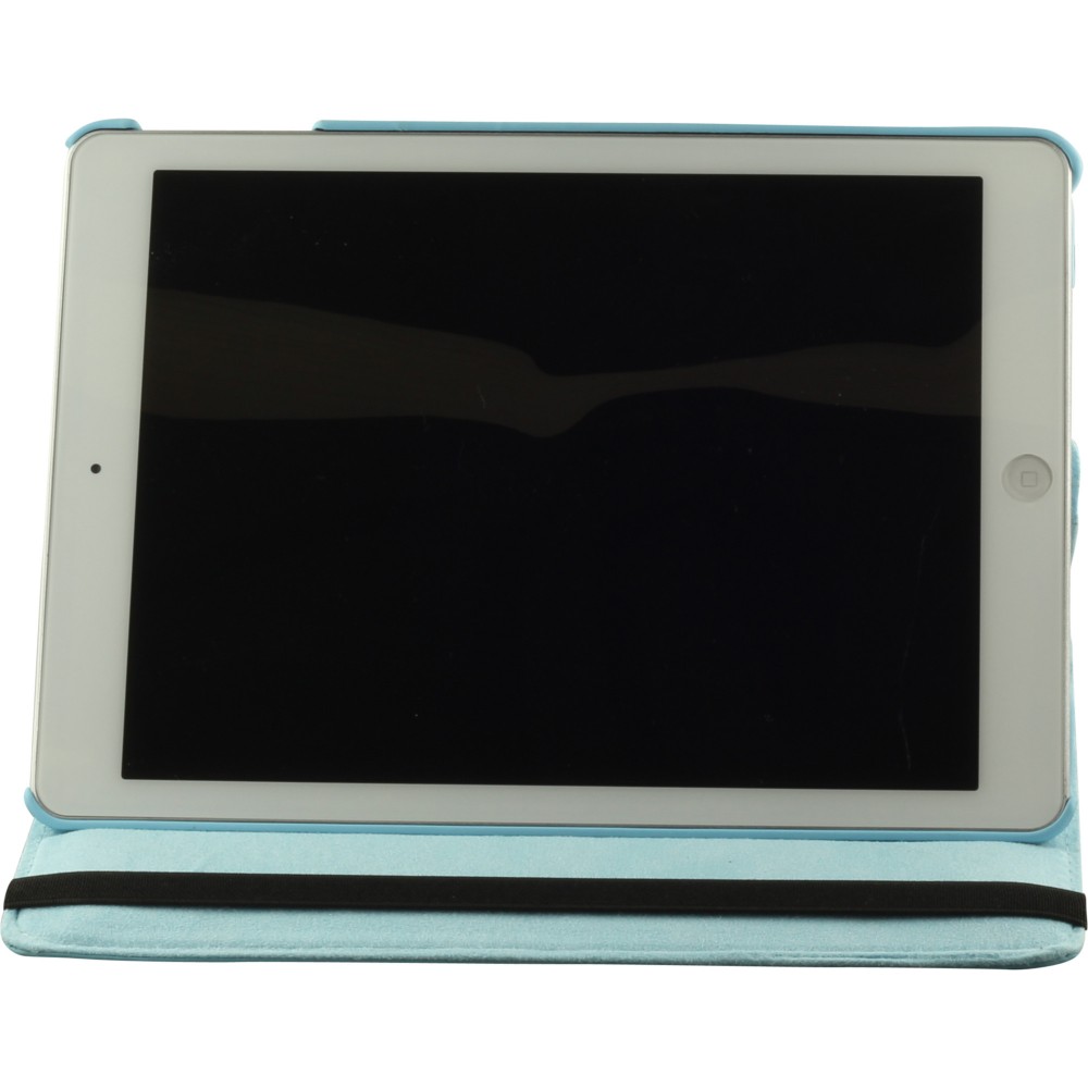Etui cuir iPad 10.2" (9e gén/2021, 8e gén/2020, 7e gén/2019) / iPad Air 10.5" (3e gén/2019) / iPad Pro 10.5" (3e gén/2017) - Premium Flip 360 - Bleu clair
