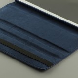 Etui cuir iPad Pro 11" (4e gén/2022, 3e gén/2021, 2e gén/2020) - Premium Flip 360 - Bleu foncé