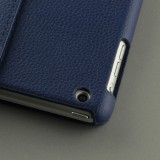 Etui cuir iPad Pro 11" (4e gén/2022, 3e gén/2021, 2e gén/2020) - Premium Flip 360 - Bleu foncé