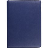 Etui cuir iPad Pro 12.9" (6e gén/2022, 5e gén/2021, 4e gén/2020, 3e gén/2018) - Premium Flip 360 - Bleu foncé