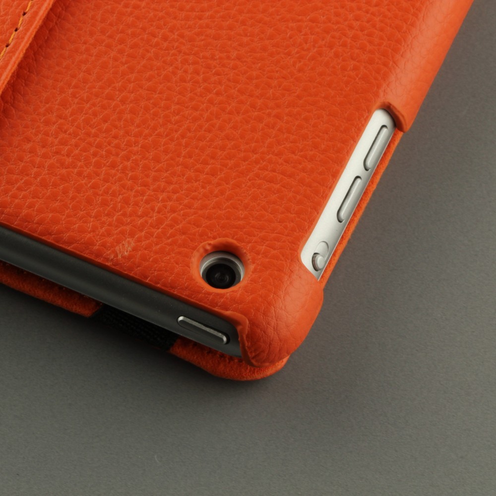 Etui cuir iPad 9.7" (6e gén/2018, 5e gén/2017) iPad Air / Air 2 - Premium Flip 360 - Orange