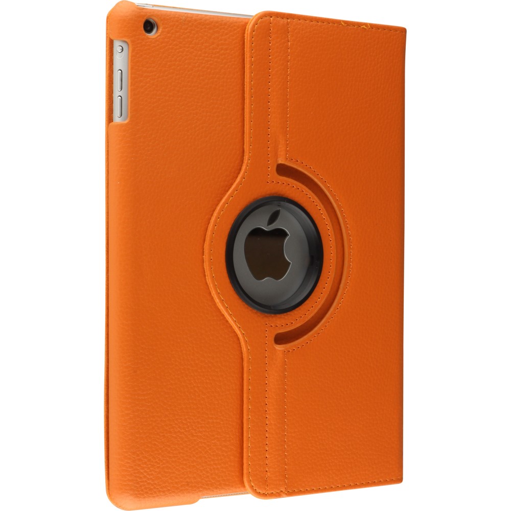 Etui cuir iPad 9.7" (6e gén/2018, 5e gén/2017) iPad Air / Air 2 - Premium Flip 360 - Orange