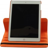 Etui cuir iPad 9.7" (6e gén/2018, 5e gén/2017) iPad Air / Air 2 - Premium Flip 360 - Orange