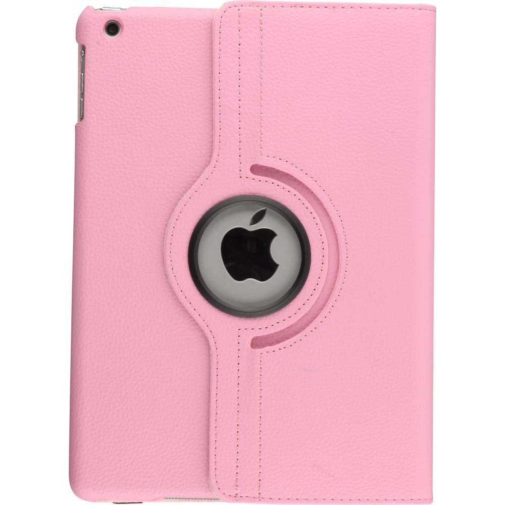 Etui cuir iPad 9.7" (6e gén/2018, 5e gén/2017) / iPad Air / Air 2 - Premium Flip 360 - Rose clair