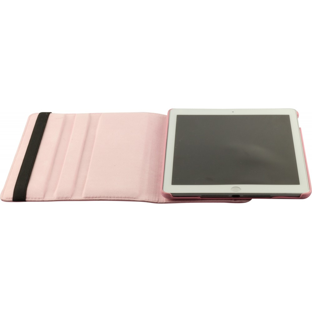 Etui cuir iPad Pro 12.9" (6e gén/2022, 5e gén/2021, 4e gén/2020, 3e gén/2018) - Premium Flip 360 - Rose clair